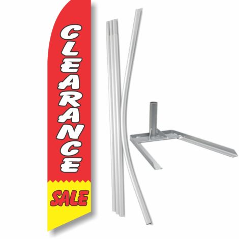 Swooper Flag with Tire Base - Clearance Sale