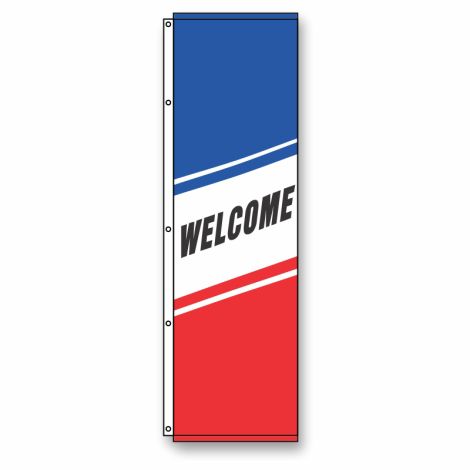 Welcome Banner Flag 4.5' x 14'