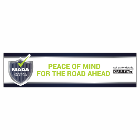 NIADA Certified Exterior Vinyl Banners - Carfax Advantage