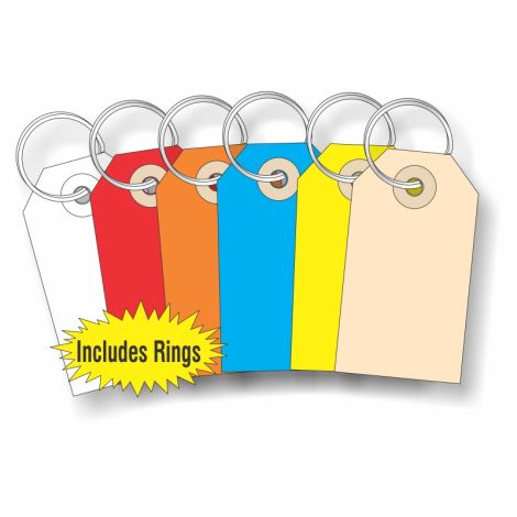 Paper Key Tag with Ring