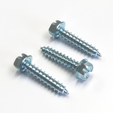 Licence Plate Screws - Fits Dodge Ram and Domestic Vehicles (Zinc)