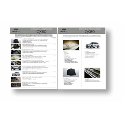 QX80 - Spotlight Accessory Sheets