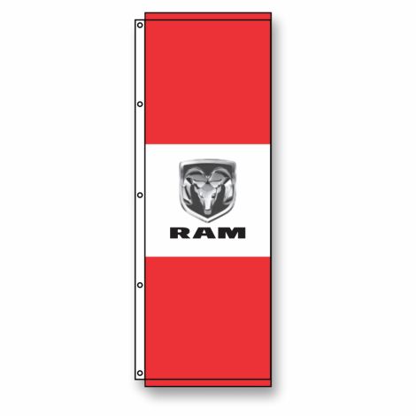 Tri-Panel Dealership Flag - RAM