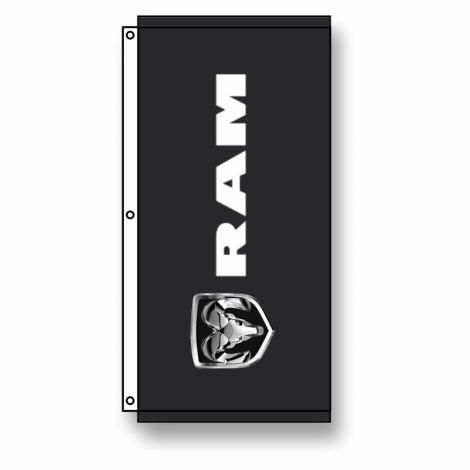 Digital Print Dealership Flags - RAM (3.5' x 7')