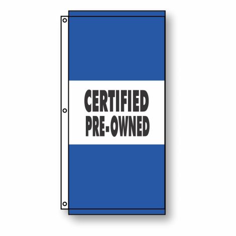 Certified Pre-Owned Flag Blue 3.5' x 7'