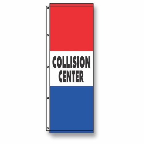 Collision Center Flag 3.5' x 10'