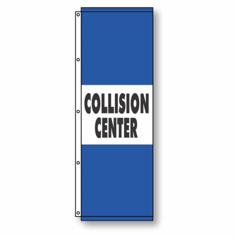 Collision Center Flag Blue