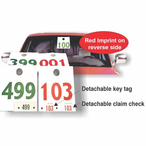 Rear-View Mirror Service Tags