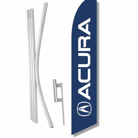 Acura Swooper Flag & Ground Spike Kit