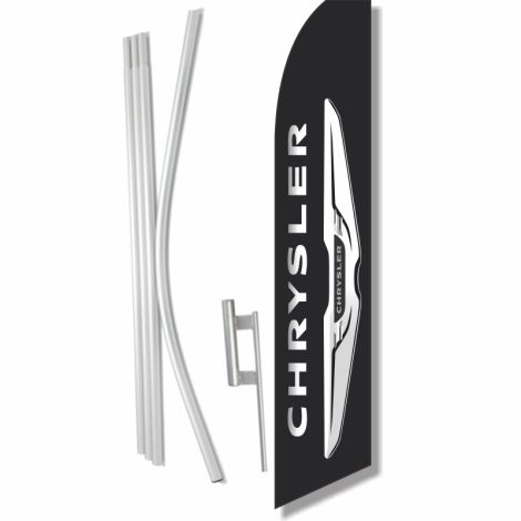 Chrysler Swooper Flag & Ground Spike Kit