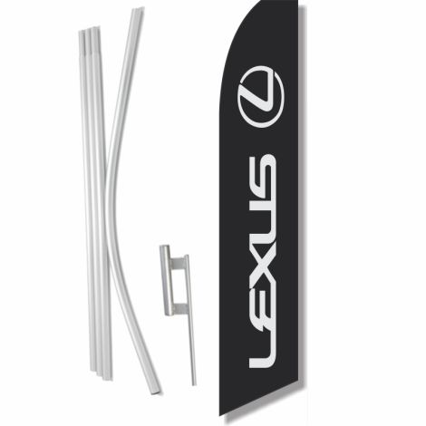 Lexus Swooper Flag & Ground Spike Kit