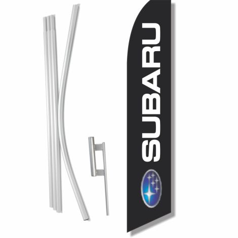 Subaru Swooper Flag & Ground Spike Kit