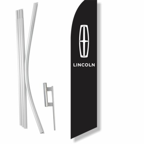 Lincoln Swooper Flag & Ground Spike Kit