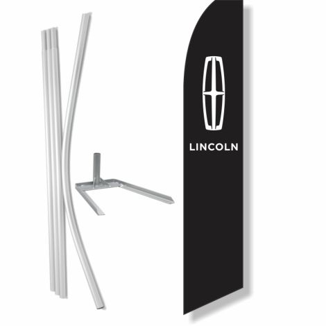 Swooper Flag - Lincoln with Under Tire Base Kit