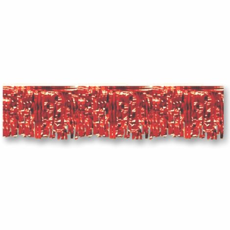 Metallic Hula Streamers - Red