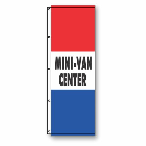Mini-Van Center Flag 3.5' x 10'