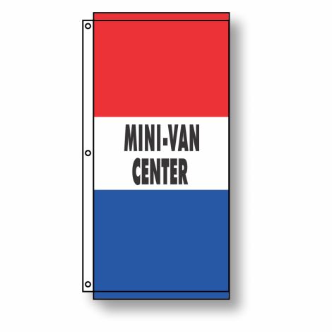 Mini-Van Center Flag 3.5' x 7'