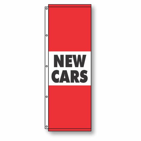 New Cars Flag Red