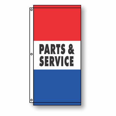 Parts & Service Flag 3.5' x 7'