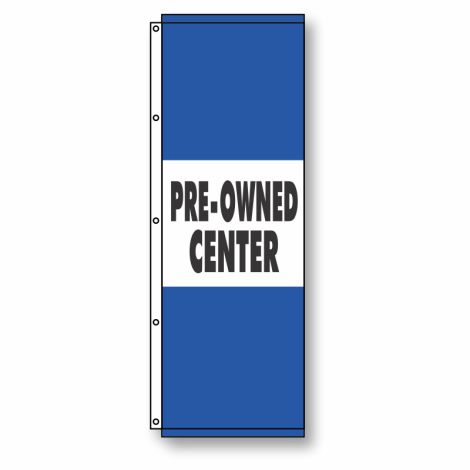 Pre-Owned Center Flag Blue