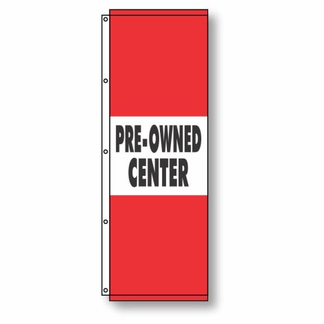 Pre-Owned Center Flag Red