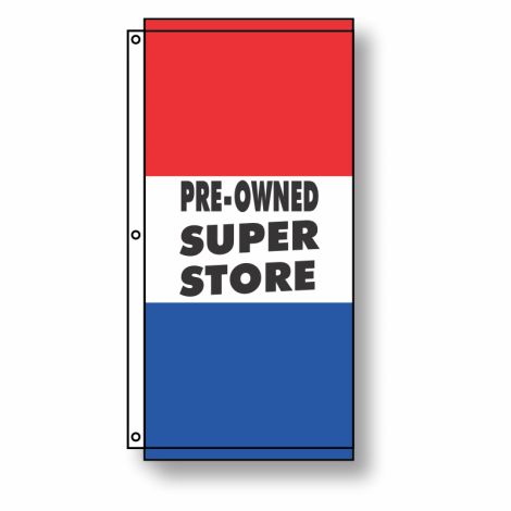 Pre-Owned Super Store Flag 3.5' x 7'