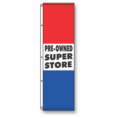 Pre-Owned Super Store Flag 4 1/2' x 14'