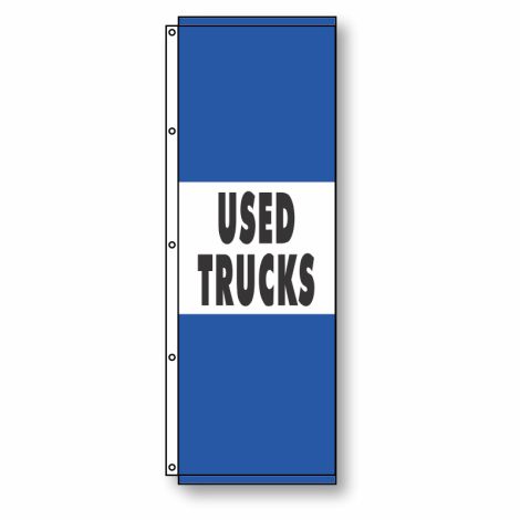 Used Trucks Flag Blue