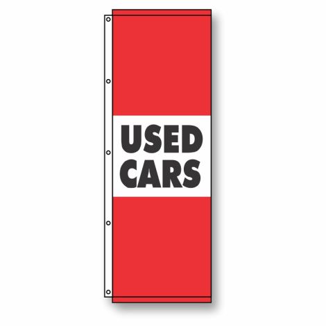 Used Cars Flag Red