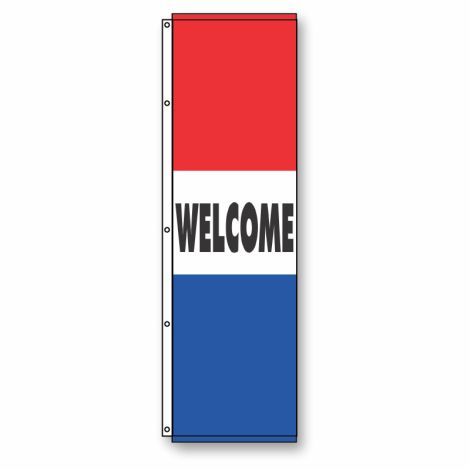 Welcome Flag 4 1/2' x 14'