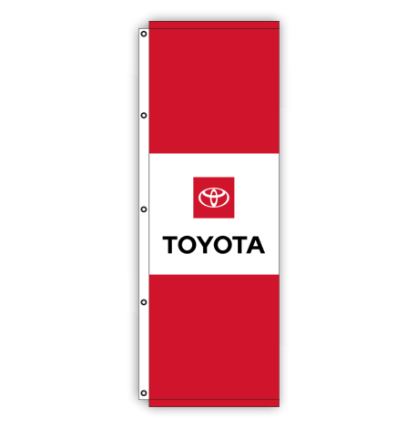 Tri-Panel Dealership Flag - Toyota