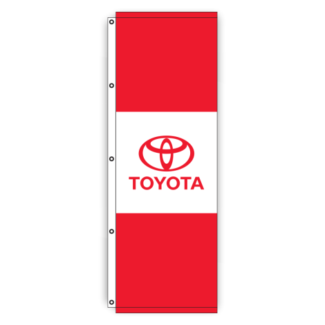 Tri-Panel Dealership Flag - Toyota