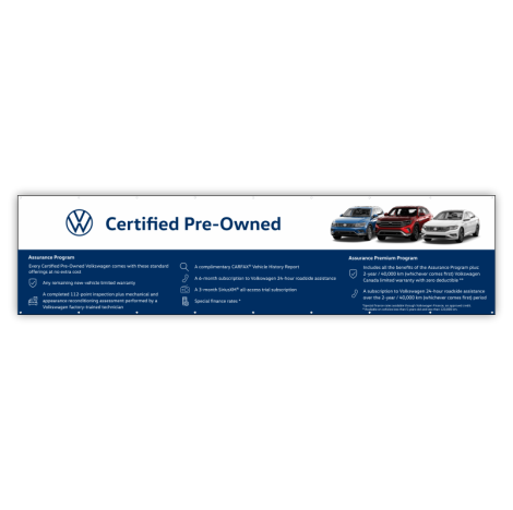 Volkswagen CPO Exterior Banner - Points