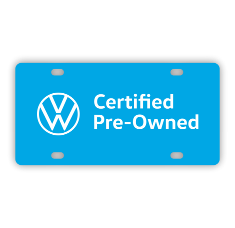 Volkswagen CPO Plate Sign - Logo