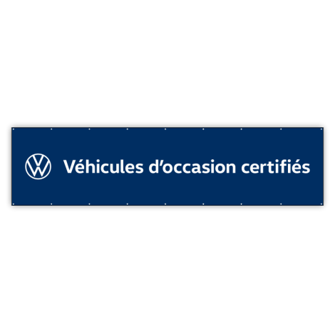 Bannières extérieures Volkswagen certifiées
