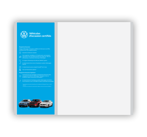 Pochettes magiques pour information Volkswagen certifiés