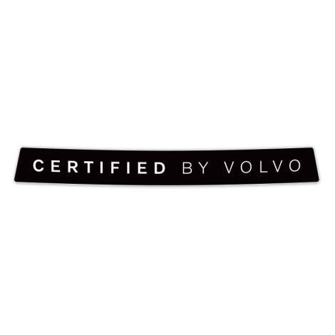 Certified by Volvo Windshield Topper Decal