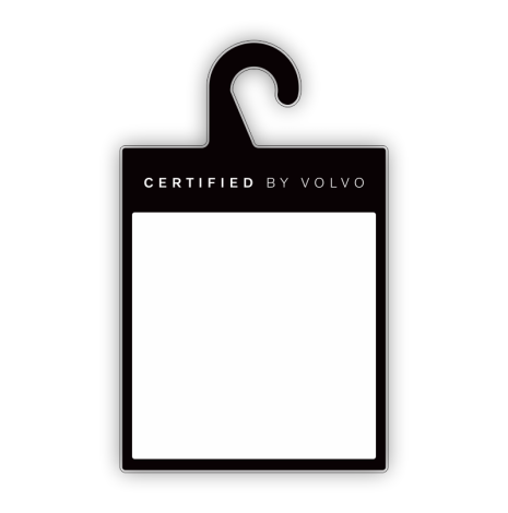 Certified by Volvo Dry Erase Mirror Tags