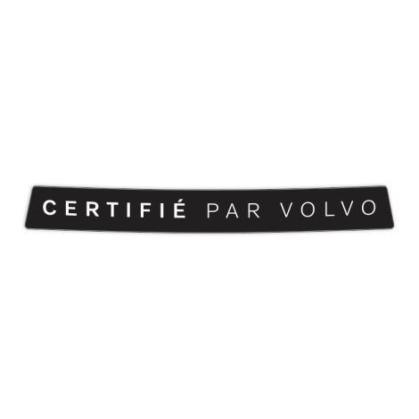 Vignettes de pare-brise Certifié par Volvo avec points de programme