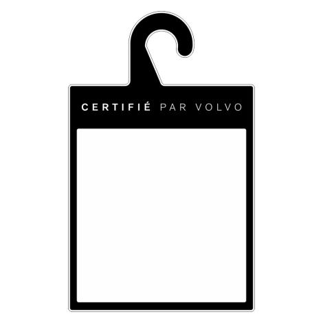 Insignes pour rétroviseur à tableau effaçable Certifié par Volvo