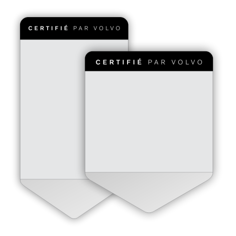 Pochettes dashmaster Certifié par Volvo