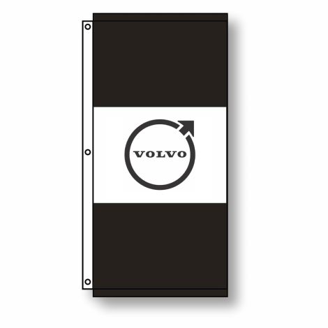 Tri-Panel Dealership Flag - Volvo (3.5' x 7')