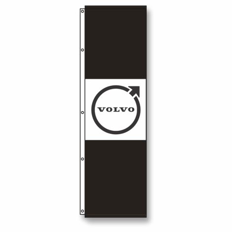 Tri-Panel Dealership Flag - Volvo (4 1/2' x 14')