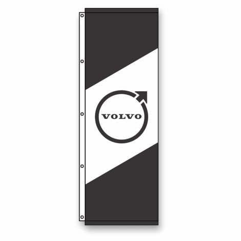 Digital Print Dealership Flags - Volvo (3.5' x 10')