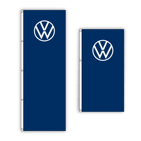 Digital Print Dealership Flags - Volkswagen