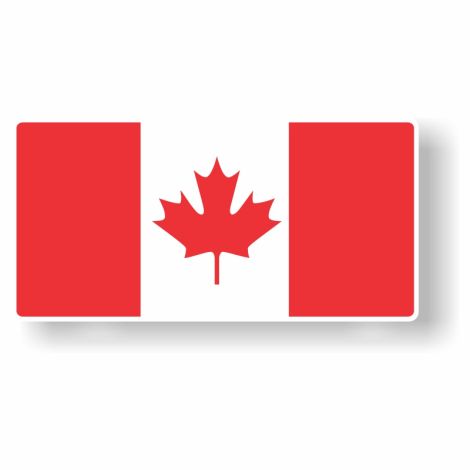 ABS Plastic Plate - Canada Flag