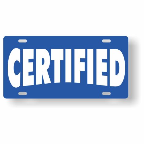 ABS Plastic Slogan Plate - Certified