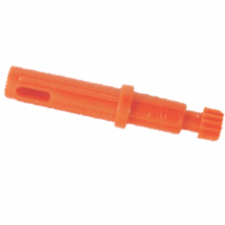 Pegz® Medium Size 36-Piece Orange Crush Lowercase Connectable Alphabet –
